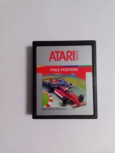 Pole Position Atari 2600 7800 Rare Label Error POLE POSITN NO ST XE XL - Foto 1 di 2