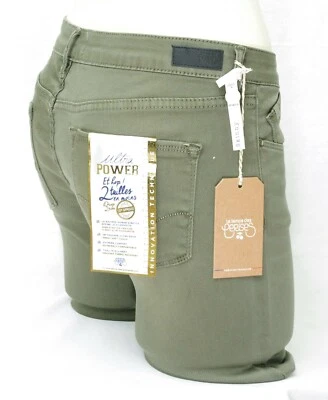 Le Temps Des Cerises Women's Ultra Power Kaki Skinny Stretch Jeans JFULTPOWWA129 - Image 1 of 4