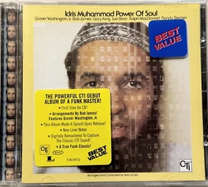 Power of Soul Idris Muhammad (PROMO CD 2002 CTI/Legacy) (EX 86149) Hype Sticker - Picture 1 of 3