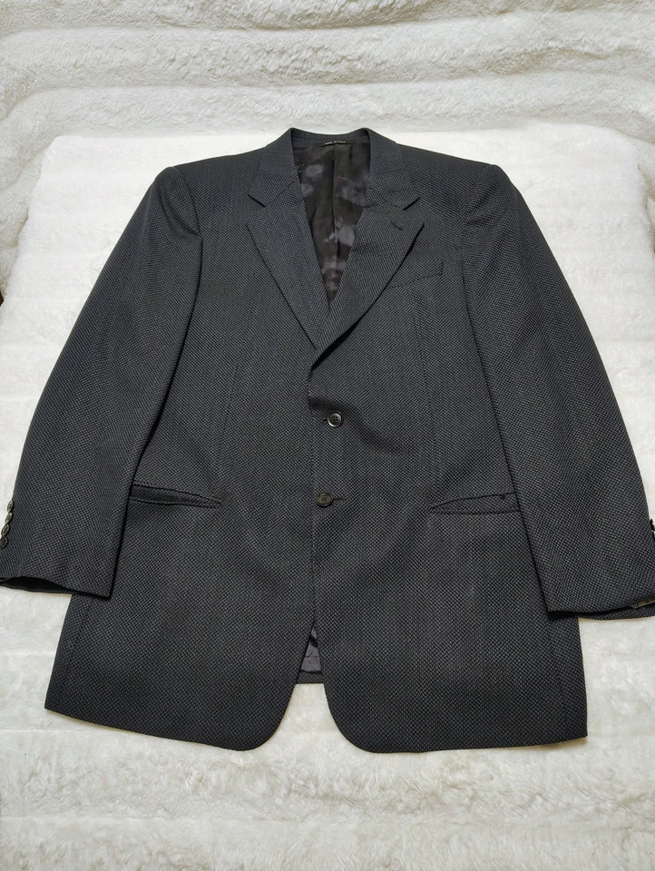 Chaqueta Blazer Abrigo Deportivo 100% Lana Giorgio Armani Collezioni 42 R Hecha en Italia Foto 1 de 4