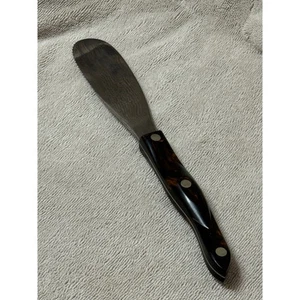 Vintage Cutco 1768 Spatel Wellenschliff brauner Griff Hergestellt in den USA - Bild 1 von 4