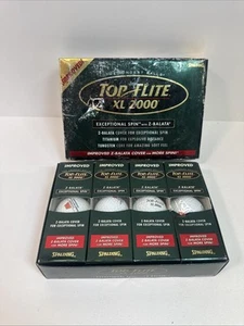 Top Flite XL2000 Caja de 12 con Z-Balata para giro excepcional con logotipo - Imagen 1 de 8
