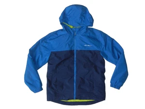 EDDIE BAUER Blue Warm 3-IN-1 INSULATED JACKET Winter Ski Hike Coat Kid YOUTH L - Picture 1 of 10