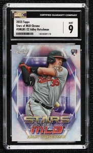 2023 Topps Series 1 Stars of MLB Chrome Adley Rutschman CGC 9 Mint Rookie RC - Picture 1 of 3