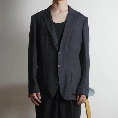 Chaqueta a medida Paul Smith London de lino gris talla M Japón Foto 1 de 4