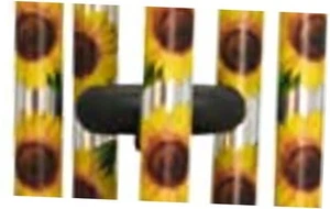 Sunflower Small UV Wind Chime - Garden Décor - Decorative Chimes for Yard and - Picture 1 of 2