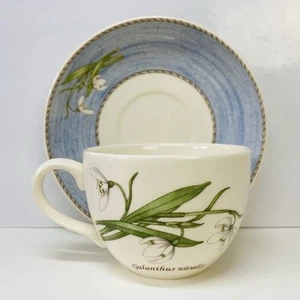 Tazza e piattino Wedgwood Sarah's Garden SNOWDROP - Ottime condizioni - Foto 1 di 19