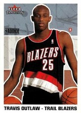 2003-04 Fleer Tradition #283 Travis Outlaw RC Portland Trail Blazers