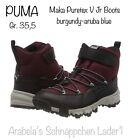 PUMA Maka PURETEX V Jr weinrot Winterschuhe Boots Gr. EU 35,5