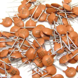 ( 25 PCS ) 120pF 50V Ceramic Disc Capacitor 5% - Picture 1 of 3