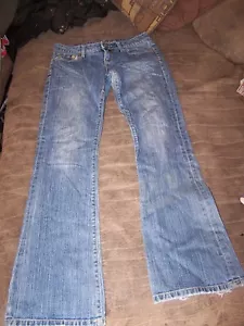 Ladies American Eagle Size 2 Blue Jeans Boot Cut in Great Shape - Picture 1 of 7