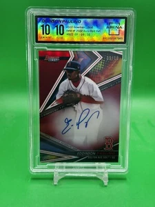 2022 Bowman's Best Eddinson Paulino Red Refractor Auto /10 Arena Club 10/10 - Picture 1 of 2