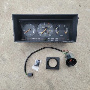 Volvo 240 Instrument Cluster 1981-1985 Tachometer Turbo GL Clock 242 244 245 - Picture 1 of 18