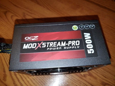 !For Parts/Repair! OCZ ModXStream Pro 500W 80+ Semi-modular Active PFC ATX PSU - Image 1 of 4