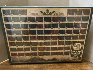 Cobble Hill Tartans of Scotland Montage 1000 piece Jigsaw Puzzle & Poster - NEW - Picture 1 of 3