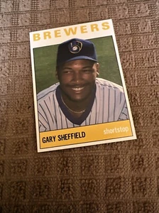 GARY SHEFFIELD 1989 RARE SCD Rookie Magazine Card Hand Cut - Picture 1 of 3
