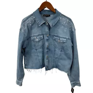 I.N.C International Concepts Women’s Jean Jackets sz L NEW #G378 - Picture 1 of 10