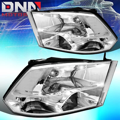 PARA 09-18 RAM DS DJ D2 CARCAÇA CROMADA SINAL DE CANTO TRANSPARENTE PARA-CHOQUE + FAROL QUAD - Imagem 1 de 4