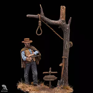 Soldado de juguete de lata en miniatura pintado 54 mm The Man With No Name | Nivel de arte - Imagen 1 de 4