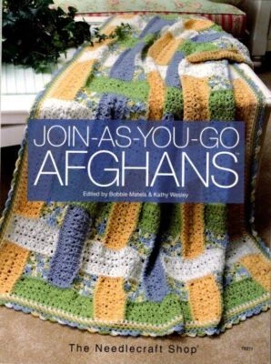 THE NEEDLECRAFT SHOP JOIN-AS-YOU-GO AFGHANS 47 PRETTY DESIGNS - Image 1 of 4