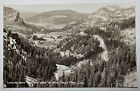 Looking Down Western Slope of Wolf Creek Pass Colorado RPPC Sanborn W-1540 DOPS