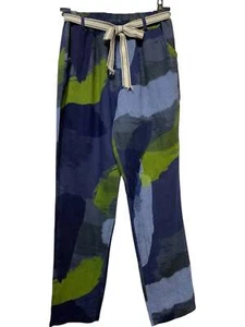 Linen & Cotton House outside the lines pants in Navy - size One Size - Picture 1 of 2