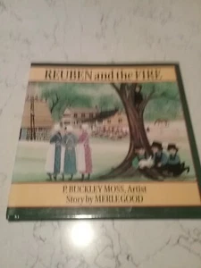 1993 P. Buckley Moss HB/DJ Book Signed: Reuben and The Fire  - Picture 1 of 1