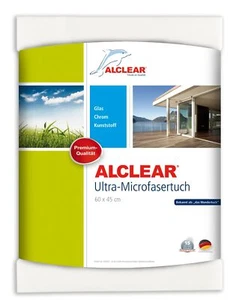 ALCLEAR Ultra-Microfasertuch Fenstertuch 60x45 cm Fenster Glas Reinigungstuch - Bild 1 von 2