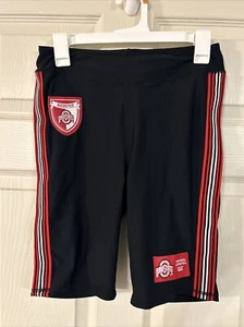 WEAR by Erin Andrews Women's Ohio State Buckeyes Black Bike Shorts Medium - Picture 1 of 2