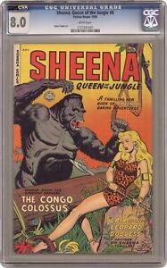 Sheena Queen of the Jungle #8 CGC 8.0 1950 1127241001