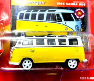 Johnny white Lightning 1965 Volkswagen VW 1/64 Diecast Yellow V4 - Picture 1 of 3