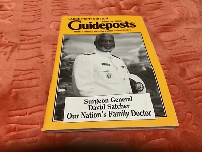 GUIDEPOSTS LARGE PRINT - SURGEON GENERAL DAVID SATCHER - AUGUST 2000 - Image 1 of 3
