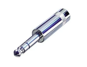 (Ein) Neutrik Rean NYS202 1/4 Zoll TRS Stereo Stecker mit kurzem Messinggriff. - Bild 1 von 1