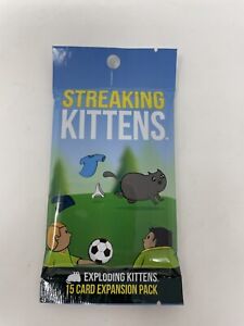 NEW Streaking Kittens Exploding Kittens 15 Card First Expansion Pack Card Game