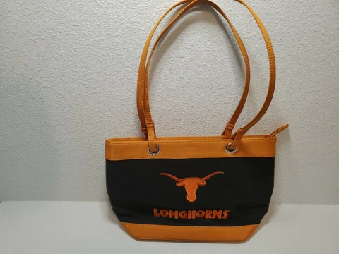 TEXAS LONGHORNS Women's Orange/Black Embroidered Purse Cover