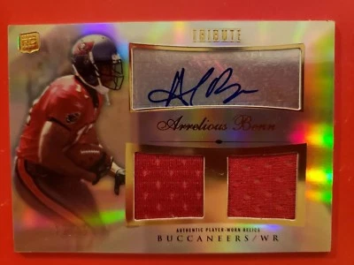 2010 TOPPS TRIBUTE ARRELIOUS BENN AUTO/ DOUBLE JERSEY #'D 19/55. NICE LOW #'D... - Image 1 of 3