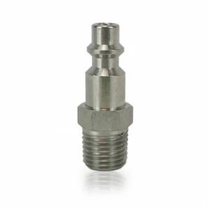 1/4" 303 Stainless Steel Quick Coupler Industrial Air Hose Fittings Tools Plug - Picture 1 of 1
