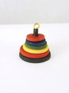 Dollhouse Miniature Playroom Kid's Stacking Rings Toy, IM65121 - Picture 1 of 1