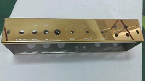 Amplificador de tubo de guitarra hágalo usted mismo chasis de acero inoxidable dorado brillante 5E3 Tweed Deluxe - Imagen 1 de 5