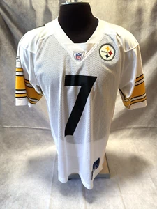 Ben Roethlisberger #7 Pittsburgh Steelers weiß Trikot Reebok NFL Herren Medium - Bild 1 von 9