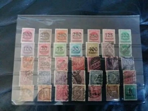 Konvolut kl. Sammlung alter deutscher Briefmarken - Deutsches Reich  - Bild 1 von 1
