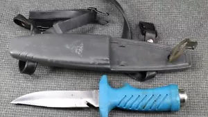 B1 Deep See Dive Knife with Sheath 5" Blade - Picture 1 of 10
