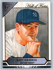 2020 Topps Gallery #HOFG-1 Lou Gehrig Hall of Fame Gallery Excellent