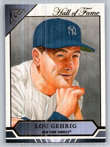 2020 Topps Gallery #HOFG-1 Lou Gehrig Hall of Fame Gallery Excellent