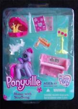 Hasbro 2007 My Little Pony Ponyville  - Music With Star Song mlp (NEW)