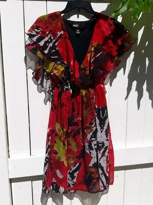 Miss Sixty NUEVO Negro, Rojo Mujer Talla 0 Sexy Vestido Lolita Vestido Informal Vestido de Sol Foto 1 de 4