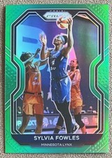 Sylvia Fowles 2021-22 Panini Prizm Green #19 Minnesota Lynx WNBA Parallel Card
