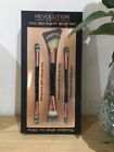Revolution New Beauty Flex and Sculpt Brush set for Eyes and Face Valentine gift