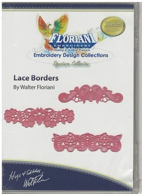 Bordes de Encaje Independientes Floriani Diseño Bordado CD Combinado Envío Disponible Foto 1 de 2