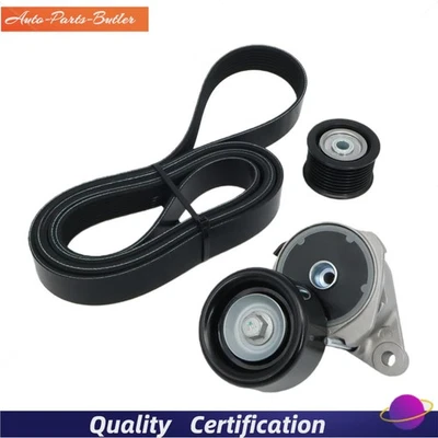 High-Quality Tensioner + Serpentine Belt Fit 2010-23 Lexus GX460 / 2008-21 LX570 - Image 1 of 4